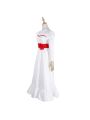 Movie Annabelle Horror Lady White Dress Halloween Cosplay Costume