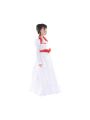 Movie Annabelle Horror Lady White Dress Halloween Cosplay Costume