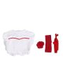 Movie Annabelle Horror Lady White Dress Halloween Cosplay Costume