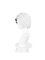 Movie Cruella Cruella de Vil White And Black Wavy Cosplay Wigs