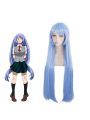 My Hero Academia Nejire Hado Blue Long Cosplay Wigs 