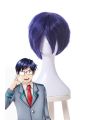 My Hero Academia Tenya Iida Anime Cosplay Wigs Synthetic Dark Blue  Short Wigs
