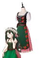 My Hero Academia Tsuyu Asui Anime Cosplay Costumes Beautiful Long Dress