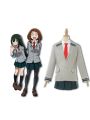 My Hero Academia Tsuyu Asui Cosplay Costumes Students Uniforms