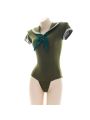 Navy Green One-piece Suit Cosplay Costume