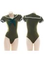 Navy Green One-piece Suit Cosplay Costume