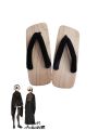 Video Game Nier: Automata Game 2B / 9S Kimono Cosplay Shoes Japanese Clogs
