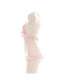 Pink Cute Bow Sexy Lingerie Cosplay Costume