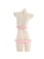 Pink Cute Bow Sexy Lingerie Cosplay Costume