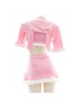 Pink Cute Bunny Girl Pajama Cosplay Costume