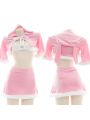 Pink Cute Bunny Girl Pajama Cosplay Costume
