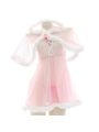 Pink Transparent Cute Plush Pajama Cosplay Costume