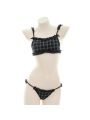 Plaid Girl Lace Underwear Cosplay Costume