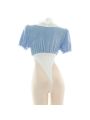 Plush High Fork Sexy Bow Underwear Cosplay Costume