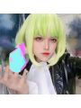 Promare Lio Fotia Green Mixed Color Cosplay Wigs 