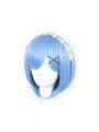 ReZERO -Starting Life in Another World Rem Anime Cosplay Wigs Synthetic Wigs Short Light Blue Bob Hair Wigs