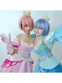 ReZERO -Starting Life in Another World Rem Ram Princess Dress Cosplay Costume