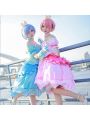 ReZERO -Starting Life in Another World Rem Ram Princess Dress Cosplay Costume
