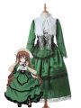 Rozen Maiden Suiseiseki Green Lolita Cosplay Costumes 