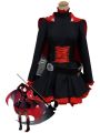 Ruby Rose Red and Black Anime Cosplay Costumes