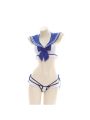 Sailor Style Bowknot Underwear Suit Cosplay Costume