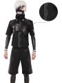 Tokyo Ghouls II Ken Kaneki Cosplay Costume Leather Suit/Hooded Coat