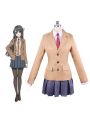 Seishun Buta Yarou wa Bunny Girl Senpai no Yume wo Minai Sakurajima Mai  School Uniform Cosplay Costume