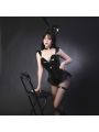 Sexy Black Bunny Cosplay Costume Full Set