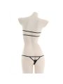 Sexy Black Leather Bikini Cosplay Costume