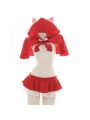Sexy Suit Hoodie Cloak Christmas Cosplay Costume