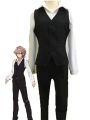 Fate/Apocrypha Sieg Black and White Uniform Cloth Anime Cosplay Costumes