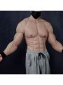 Silicone False Fake Muscle Elasticity Chest Man 2 Type 4 Color Cosplay Prop 