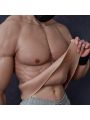 Silicone False Fake Muscle Elasticity Chest Man 2 Type 4 Color Cosplay Prop 