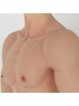 Silicone False Fake Muscle Elasticity Chest Man 4 Color Cosplay Prop 