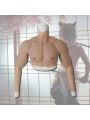 Silicone False Fake Muscle Elasticity Chest Man 4 Color Cosplay Prop 