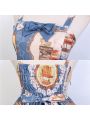 Sling Dress Cute Lolita Fresh Dress Daily 2 Colors Cosplay Costume