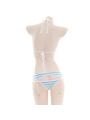 Striped Japanese Cute Bikini 2 Colors Cosplay Costume