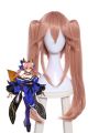 Fate/Grand Order Tamamo-no-Mae Long Peach  Synthetic Anime Cosplay Wigs