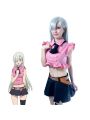 The Seven Deadly Sins no Taizai Elizabeth Liones Cosplay Costume Women Full Sets