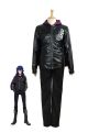 Tokyo Ghoul Kirishima Ayato Black PU Cosplay Costume Fancy Uniform