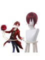 Twisted Wonderland Riddle Rosehearts Red Short Cosplay Wigs