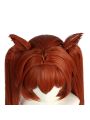 Uma Musume Pretty Derby Daiwa Scarlet Yellow Brown Long Cosplay Wigs
