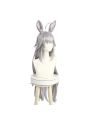 Uma Musume Pretty Derby Oguri Cap Silver Gray Long Cosplay Wigs