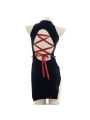 Vintage Cheongsam Velvet Slit Underwear Cosplay Costume