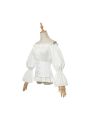 Vintage Long Sleeve Shirt Strapless Shoulder Cosplay Costume
