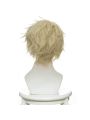 Violet Evergarden Benedict Blue Short Yellow Straight Anime Cosplay Man Wigs