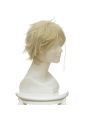 Violet Evergarden Benedict Blue Short Yellow Straight Anime Cosplay Man Wigs