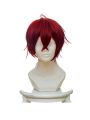 Violet Evergarden Claudia Hoggins Anime Cosplay Wigs Short Wine Red Synthetic Man Wigs