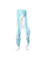 Vocaloid 2019 Hatsune Miku Star and Snow Princess White Blue Mixed Color Cosplay Wigs 