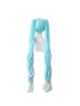 Vocaloid 2019 Hatsune Miku Star and Snow Princess White Blue Mixed Color Cosplay Wigs 